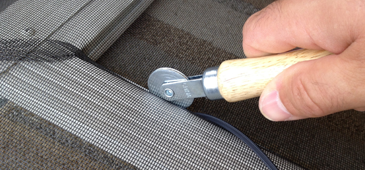 metal screen door repair in Templeton